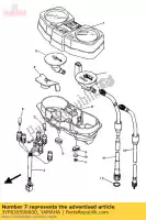 3YF835590000, Yamaha, couverture, mètre yamaha xtz tenere 660, Nouveau