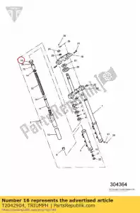 triumph T2042904 cap - Bottom side