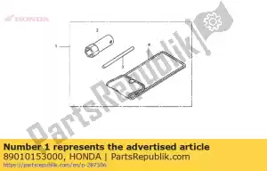 Honda 89010153000 conjunto de ferramentas - Lado inferior