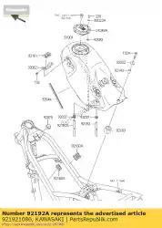 Tutaj możesz zamówić rura, odpowietrznik klx125ccf od Kawasaki , z numerem części 921921086: