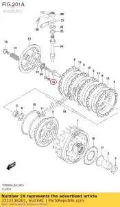 Suzuki 2312138201 stuk, kl. druk - Onderkant