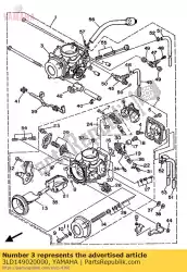 Qui puoi ordinare gruppo carburatore 2 da Yamaha , con numero parte 3LD149020000: