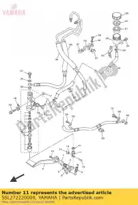 yamaha 5SL272220000 articulação - Lado inferior