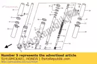 51410MCKA01, Honda, tubo comp., fr. garfo honda vt 1100 2000, Novo