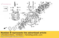 Aquí puede pedir no hay descripción disponible en este momento de Honda , con el número de pieza 14100GC4601: