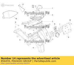 Aprilia 856459, Cespuglio, OEM: Aprilia 856459