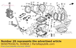 Tutaj możesz zamówić brak opisu w tej chwili od Honda , z numerem części 90507MJG670: