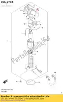 1511923H00, Suzuki, selle, bord suzuki  gsr gsx gsx r 600 750 1300 2008 2009 2010 2011 2012 2014 2015 2016 2017 2018 2019, Nouveau