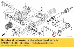 Aqui você pode pedir o parafuso, pivô do braço oscilante em Honda , com o número da peça 52101MGE000: