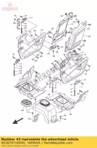 yamaha 90387071E000 col (4n0) - La partie au fond