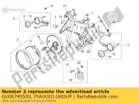 GU06740500, Piaggio Group, Farol moto-guzzi bellagio griso griso s e griso v ie nevada nevada classic nevada classic ie v zgulsg01 zgulsu02 zgulw100, zgulwuc0  zgulw200;zgulwuc1; zgulw300;zgulwuc2;zgulw3004; zgulw600, zgulw601 zgulwub0 zgulwub1 zgulwub2 zgulwue0 750 850 940 1100 1200 200, Novo