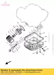 Ici, vous pouvez commander le couvercle, passoire auprès de Yamaha , avec le numéro de pièce 46X134170000: