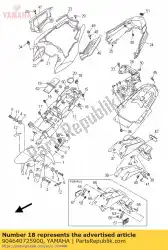 Aquí puede pedir abrazadera de Yamaha , con el número de pieza 904640725900: