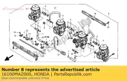 Here you can order the carburetor assy from Honda, with part number 16100MAZ000: