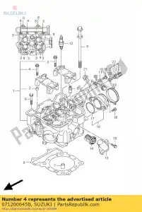 suzuki 071200645B bolt - Bottom side