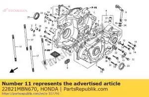Honda 22821MBN670 ricevitore, cavo frizione - Il fondo
