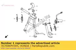 Here you can order the switch set, side stand from Honda, with part number 35700KPH305: