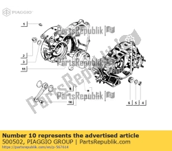 Aprilia 500502, Pin cage 2 cat., OEM: Aprilia 500502