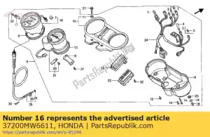 Honda 37200MW6611 speedometer  comp - Bottom side
