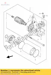 Qui puoi ordinare motorino di avviamento da Suzuki , con numero parte 3110024F01: