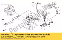 19527MBB000, Honda, tubo flessibile, bypass dell'acqua honda vtr  sp2 fire storm f sp1 vtr1000f 1000 , Nuovo