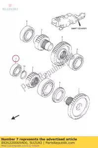 Suzuki 0926220069A00 lager - Bottom side