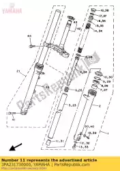 Here you can order the spindle, taper from Yamaha, with part number 3PA231730000: