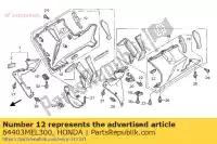 64403MEL300, Honda, mat d, r. sob o capuz honda cbr fireblade rr cbr1000rr 1000 , Novo