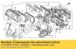 Aqui você pode pedir o nenhuma descrição disponível no momento em Honda , com o número da peça 37100MY3781: