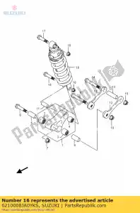 suzuki 6210008JA0YKS assorbitore assy, ??r - Il fondo