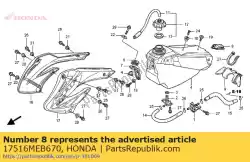 Tutaj możesz zamówić zespó?, czo? G rr. Od Honda , z numerem części 17516MEB670:
