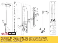 AP9100858, Piaggio Group, Conjunto de juntas d.45 aprilia  rxv rxv sxv 450 550 2006 2008 2009 2010 2011, Novo