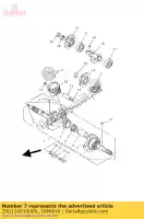 29U116510000, Yamaha, staaf, verbinding yamaha  xg yfm 230 250 2000 2001 2002 2003 2004 2005 2017 2018 2019 2020, Nieuw