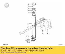 Qui puoi ordinare bussola guida (dal 08/1991) da BMW , con numero parte 31422312705: