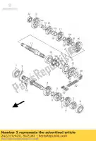 2422132420, Suzuki, vitesse, 2ème entraînement suzuki vl intruder lc u  vl125 vl250 250 125 , Nouveau