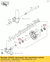 920490136, Kawasaki, l'huile de phoque kawasaki klx  s ninja ex krt edition b z a t r ex250 k sf w 250r klx250 300 abs z300 ex300 se 300se klx250s klx300r 250 , Nouveau