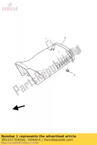 Yamaha 3RV247704000 semi-dubbele zitting - Onderkant