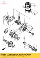 3YFW11410000, Yamaha, manovella 1 yamaha xtz szr tenere 660, Nuovo