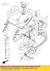 yamaha 1JK243270000 protezione, tubo (l110) - Il fondo