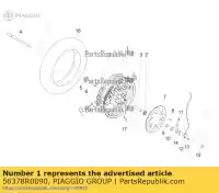 56378R0090, Piaggio Group, roda dianteira completa piaggio nrg nrg power dd h zapc45100 zapca7100 0 50 2007 2010 2011 2016 2017 2018 2019, Novo