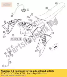 Tutaj możesz zamówić zbiornik paliwa kpl. 7,5l sx 07 od KTM , z numerem części 7730701303330: