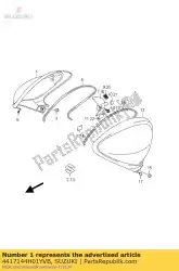 Aqui você pode pedir o tampa, tanque de combustível em Suzuki , com o número da peça 4417144H01YVB:
