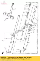 4KG231260000, Yamaha, buis, buiten (links) yamaha xjr 1200, Nieuw