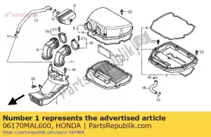 honda 06170MAL600 filtro dell'aria - Lato superiore