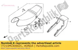Here you can order the cowl se*r-124c-u* from Honda, with part number 77210ML4000ZC: