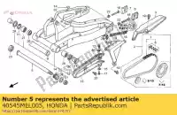 40545MEL005, Honda, joint, chaîne de transmission (rk excel) honda cbr 1000 2004 2005 2006 2007, Nouveau