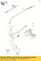 540100029, Kawasaki, cabo, trava de assento zr750-k1h kawasaki  er-6f er-6n kle z zx 650 750 1000 2005 2006 2007 2008 2009 2010 2011 2012 2013 2014 2015 2017 2018 2019 2020 2021, Novo