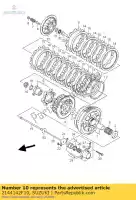 2144142F10, Suzuki, plaque, embrayage dr suzuki gsx 1400 2002 2003 2004 2005 2006 2007, Nouveau