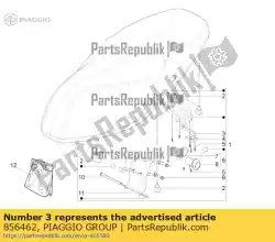 Qui puoi ordinare leva di blocco da Piaggio Group , con numero parte 856462: