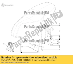 Aprilia 856462, Lock lever, OEM: Aprilia 856462